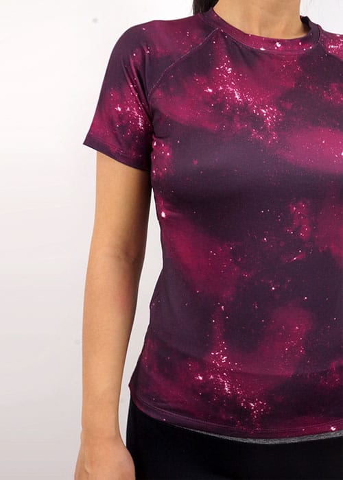 galaxy red active shirt 3