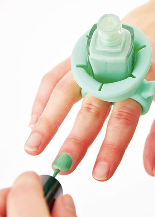 Nail polish holder turquoise Nail polish holder turquoise