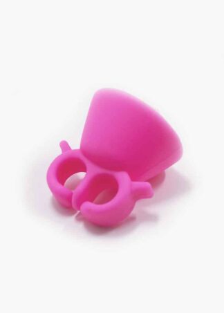 Nail polish holder pink
