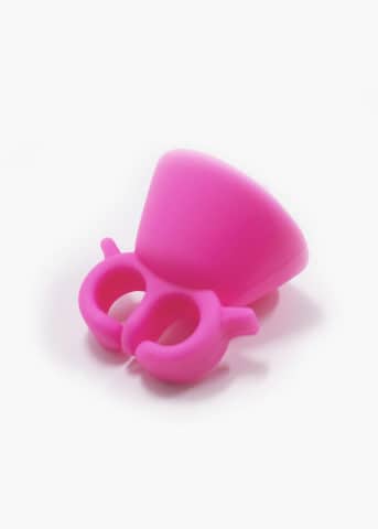 Nail polish holder pink