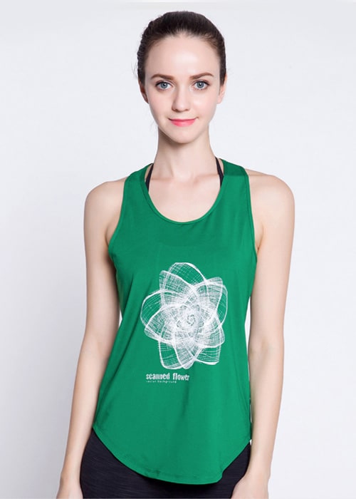 Namaste yoga Tanktop green fron Namaste yoga Tanktop green fron