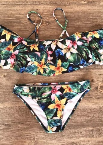 Mika tropical ruffles swimwear 2