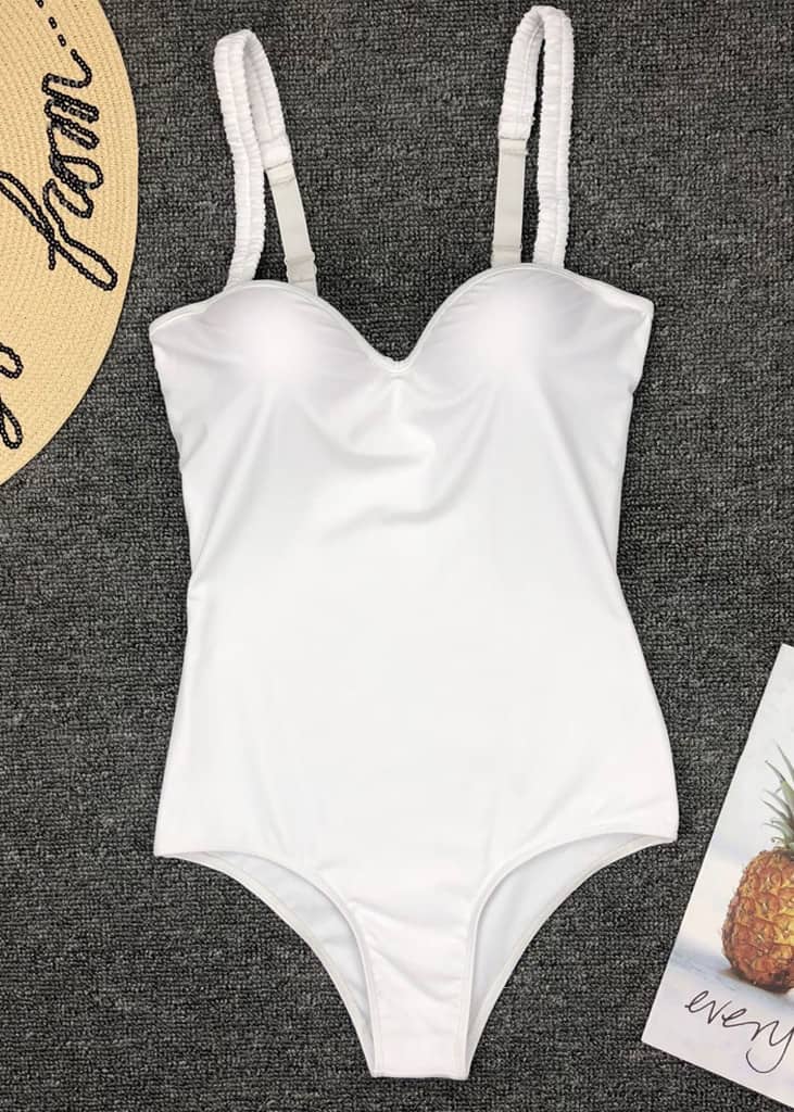 White corset one piece Clearance